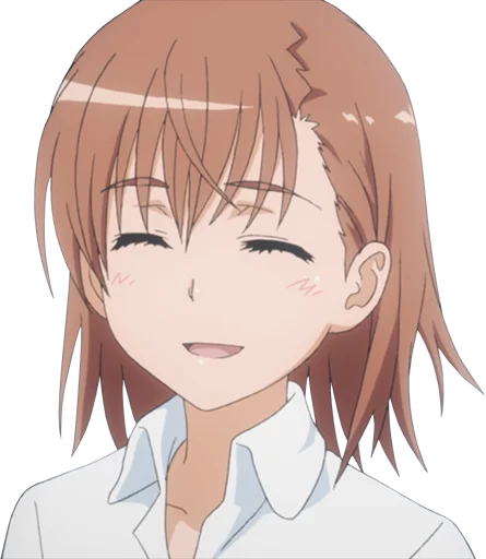 😄 Стикер «Misaka Mikoto» для Telegram