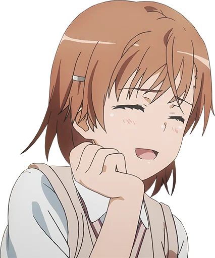 😃 Стикер «Misaka Mikoto» для Telegram