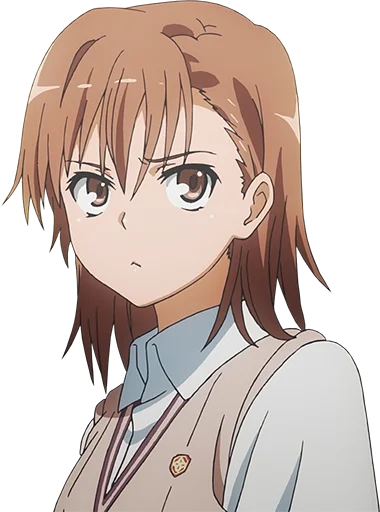 😕 Стикер «Misaka Mikoto» для Telegram