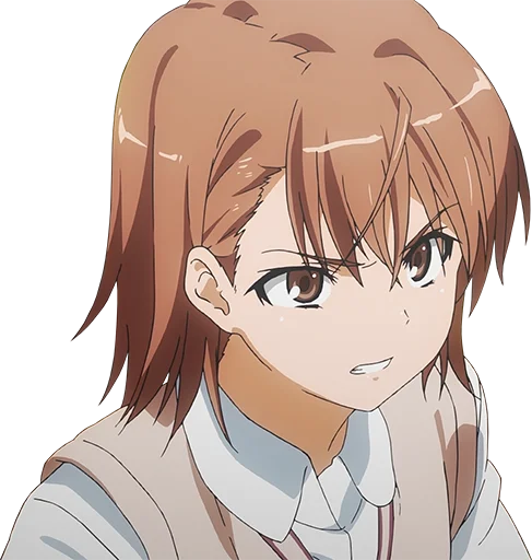 😠 Стикер «Misaka Mikoto» для Telegram