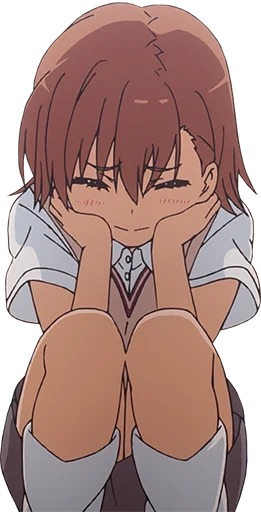 😖 Стикер «Misaka Mikoto» для Telegram