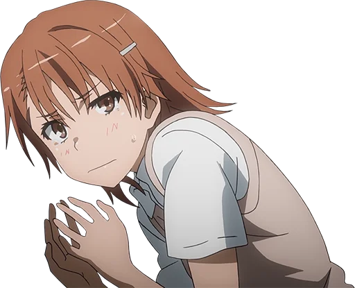 😢 Стикер «Misaka Mikoto» для Telegram