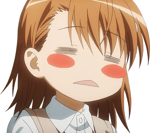 ☺️ Стикер «Misaka Mikoto» для Telegram