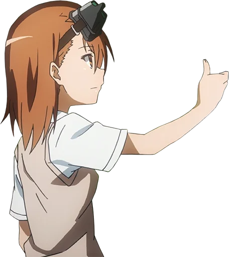 👍 Стикер «Misaka Mikoto» для Telegram