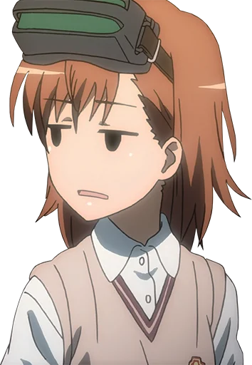 😒 Стикер «Misaka Mikoto» для Telegram