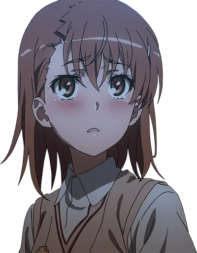 😢 Стикер «Misaka Mikoto» для Telegram