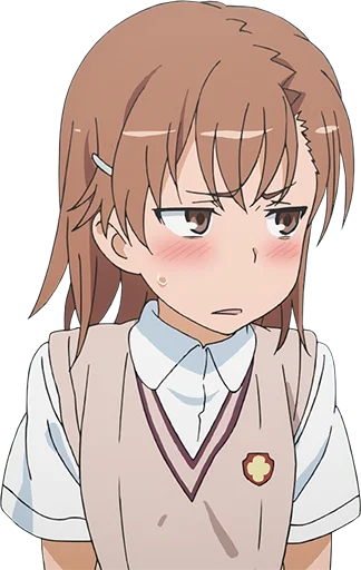 😳 Стикер «Misaka Mikoto» для Telegram