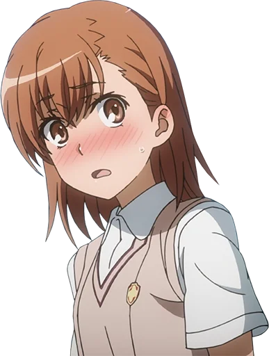 😳 Стикер «Misaka Mikoto» для Telegram