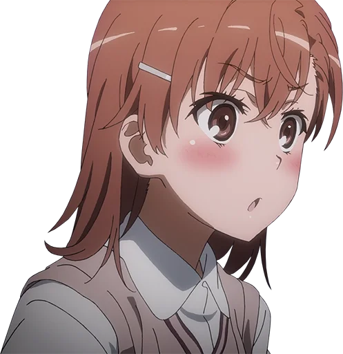 😲 Стикер «Misaka Mikoto» для Telegram