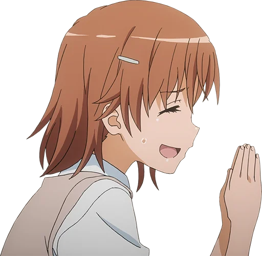 😅 Стикер «Misaka Mikoto» для Telegram