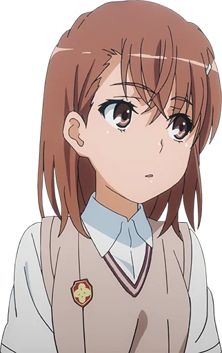 😯 Стикер «Misaka Mikoto» для Telegram