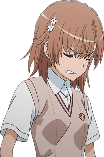 😠 Стикер «Misaka Mikoto» для Telegram
