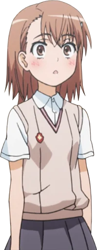 😳 Стикер «Misaka Mikoto» для Telegram