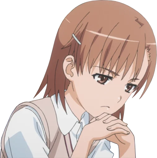 🤔 Стикер «Misaka Mikoto» для Telegram