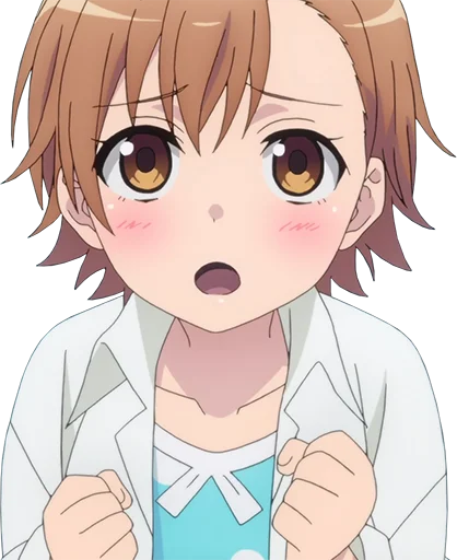 😫 Стикер «Misaka Misaka» для Telegram