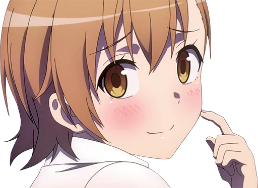 😳 Стикер «Misaka Misaka» для Telegram