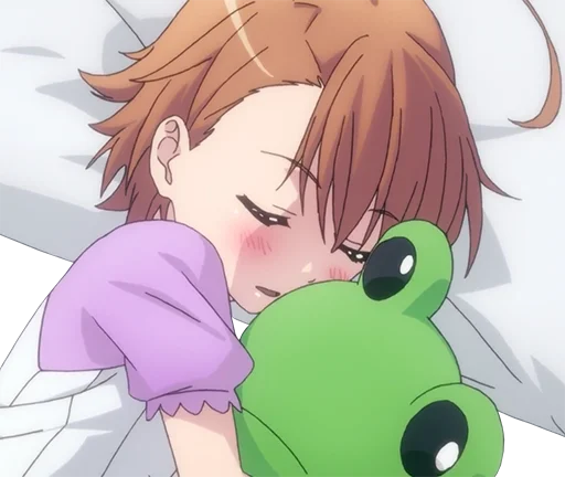 😴 Стикер «Misaka Misaka» для Telegram