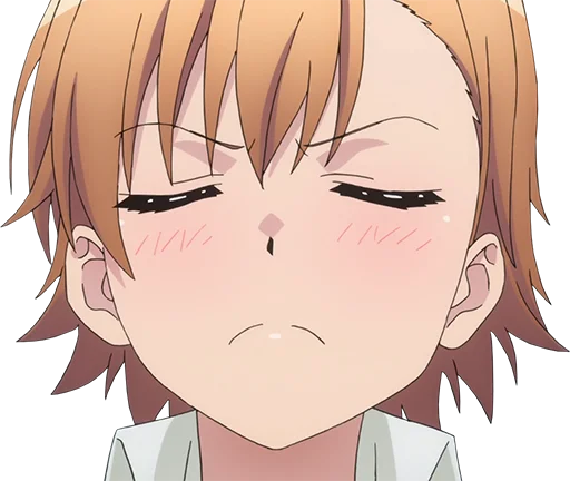 😤 Стикер «Misaka Misaka» для Telegram
