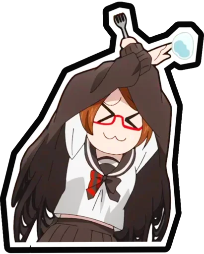 😍 Стикер «Misaki Sakimiya» для Telegram
