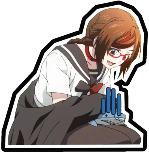 😍 Стикер «Misaki Sakimiya» для Telegram