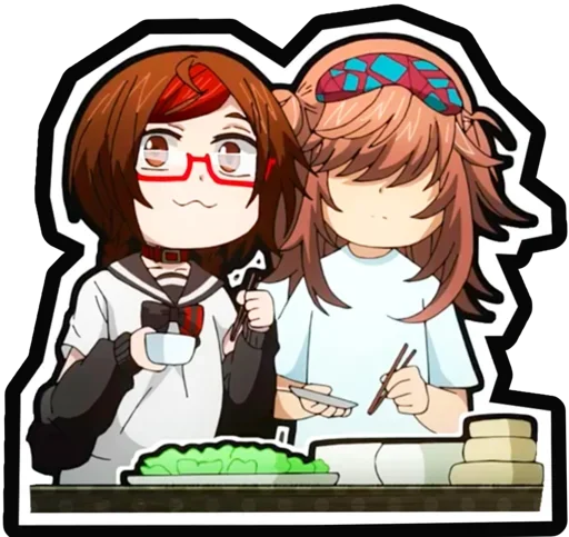 😍 Стикер «Misaki Sakimiya» для Telegram