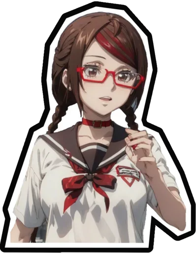 😍 Стикер «Misaki Sakimiya» для Telegram