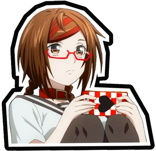 😍 Стикер «Misaki Sakimiya» для Telegram