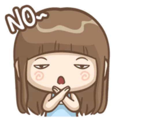 🙅 Стикер «Misa&;s daily life» для Telegram