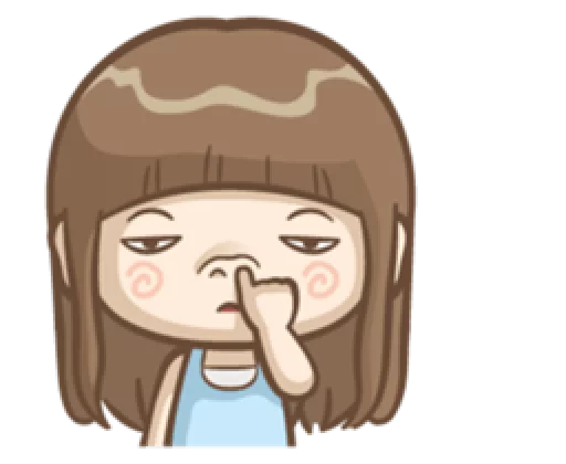 🙁 Стикер «Misa&;s daily life» для Telegram
