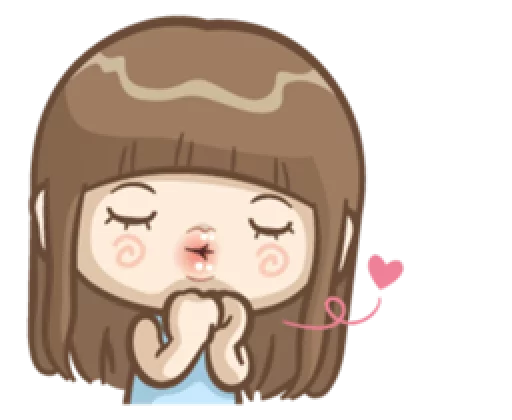 ❤ Стикер «Misa&;s daily life» для Telegram