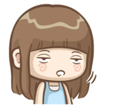 🙁 Стикер «Misa&;s daily life» для Telegram
