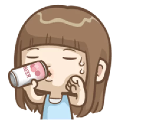 🍹 Стикер «Misa&;s daily life» для Telegram