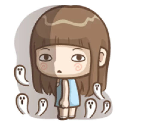 👻 Стикер «Misa&;s daily life» для Telegram