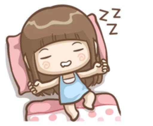 😴 Стикер «Misa&;s daily life» для Telegram