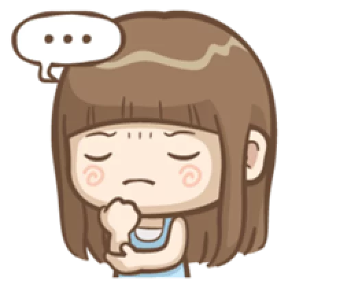 🤔 Стикер «Misa&;s daily life» для Telegram