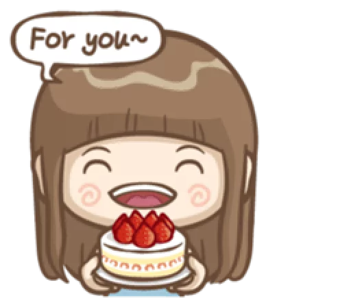 🎂 Стикер «Misa&;s daily life» для Telegram