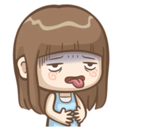 😰 Стикер «Misa&;s daily life» для Telegram