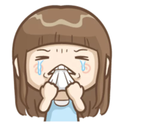 🙁 Стикер «Misa&;s daily life» для Telegram