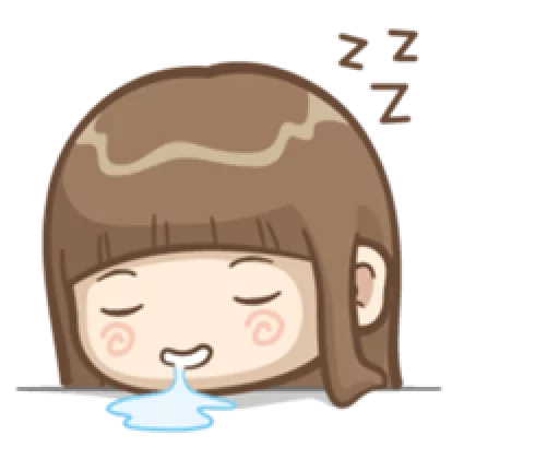 😴 Стикер «Misa&;s daily life» для Telegram