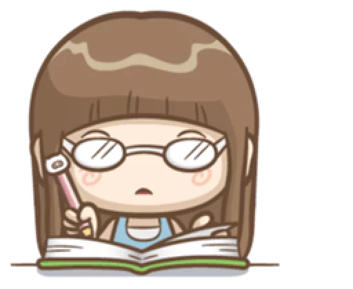 🤓 Стикер «Misa&;s daily life» для Telegram