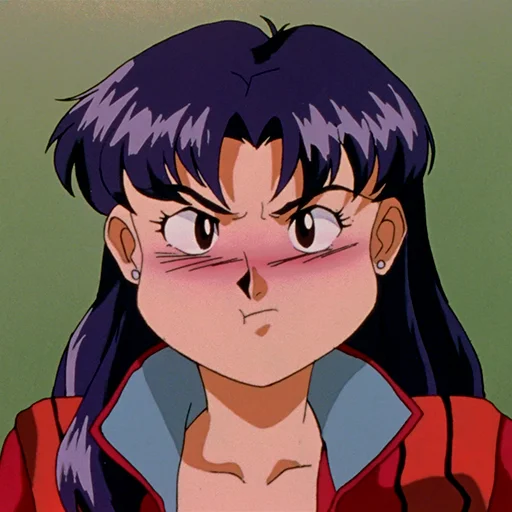😳 Стикер «Misato Katsuragi» для Telegram