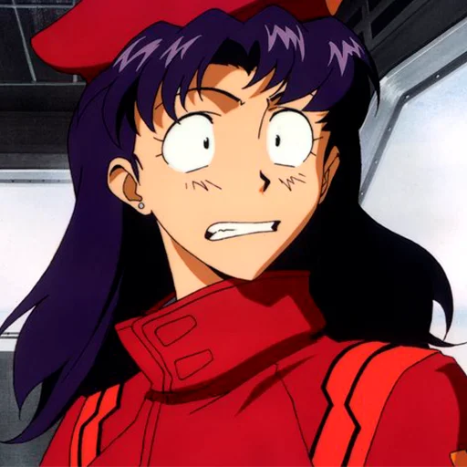 😱 Стикер «Misato Katsuragi» для Telegram