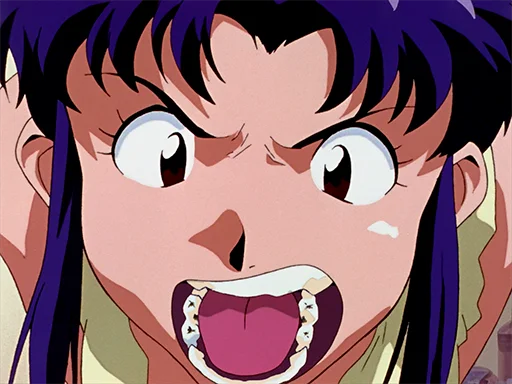 🤬 Стикер «Misato Katsuragi» для Telegram