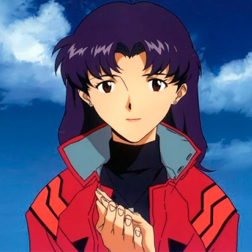 🥳 Стикер «Misato Katsuragi» для Telegram