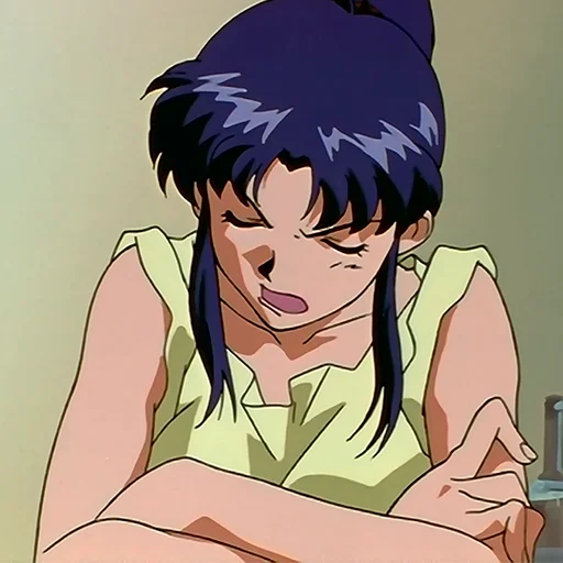 😤 Стикер «Misato Katsuragi» для Telegram