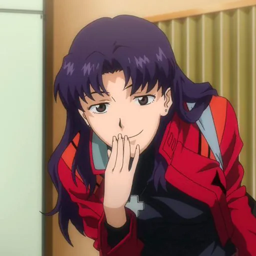 😃 Стикер «Misato Katsuragi» для Telegram
