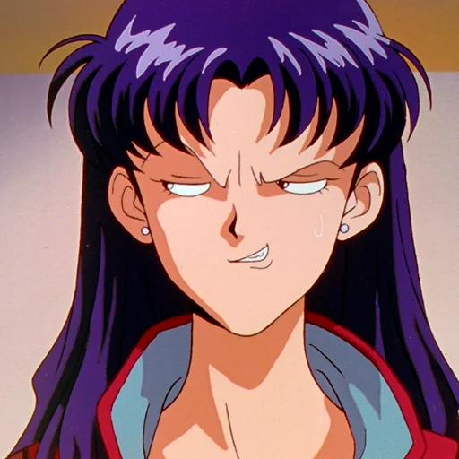 😨 Стикер «Misato Katsuragi» для Telegram