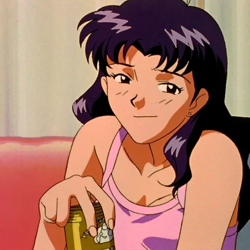 🥰 Стикер «Misato Katsuragi» для Telegram