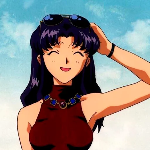 😥 Стикер «Misato Katsuragi» для Telegram