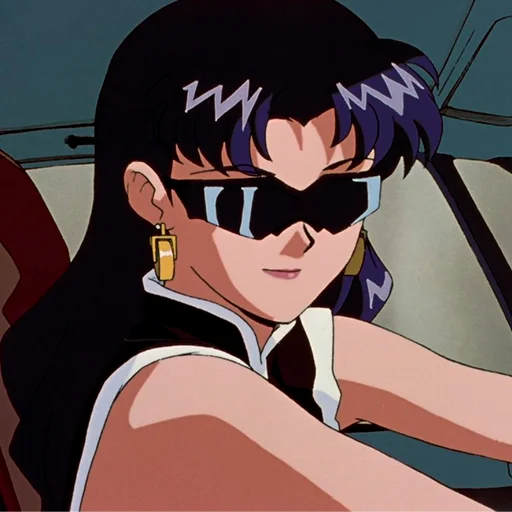 😎 Стикер «Misato Katsuragi» для Telegram
